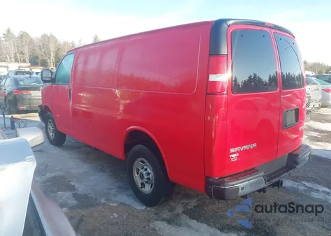 2021 GMC Savana Cargo Rwd 3500 Regular Wheelbase Work Van z USA, uszkodzony, nr VIN 1GTZ7GF15M1266948